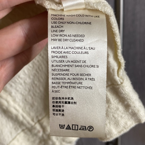 Free People Bonny Blouse in Cream Women's Small - Picture 5 of 8